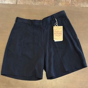 NWT LUAU SILK SHORTS BLACK SIZE 12